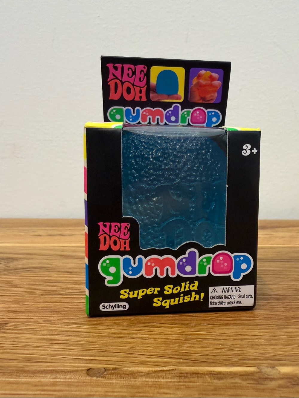 NeeDoh Gumdrop Blue Squishy Sensory Fidget